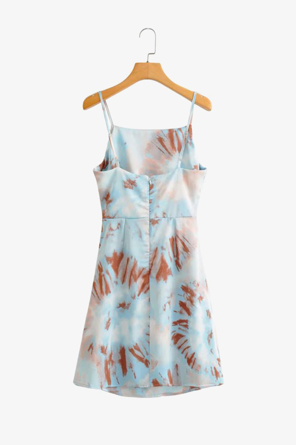 Tie-Dye Crow Neck Cami Dress