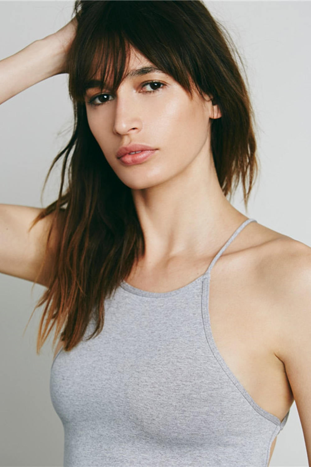 Open Back Cross Camisole Crop Tops