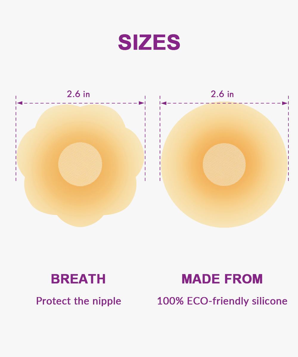 Reusable Adhesive Nipples Covers