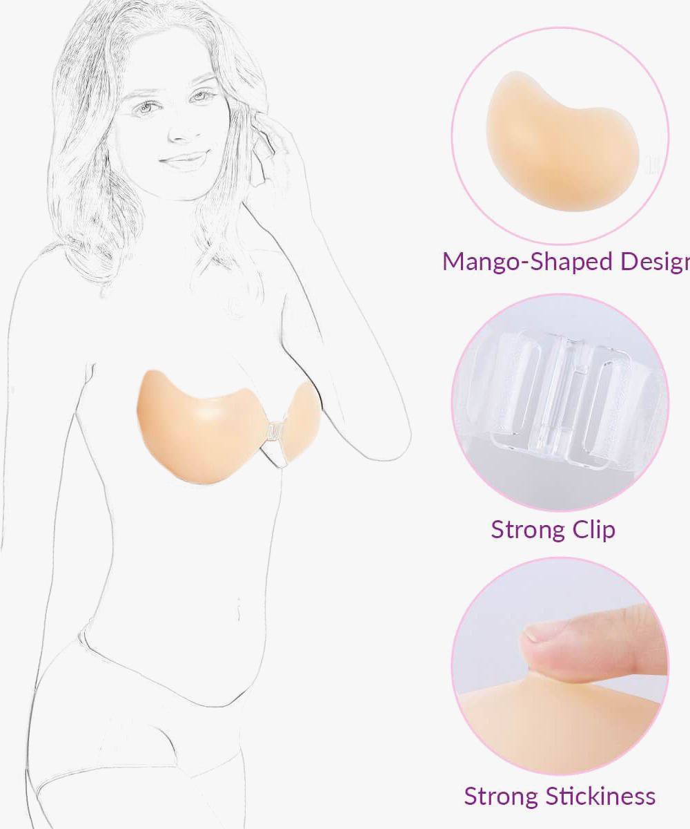 Mango Style Silicone Adhesive Bra