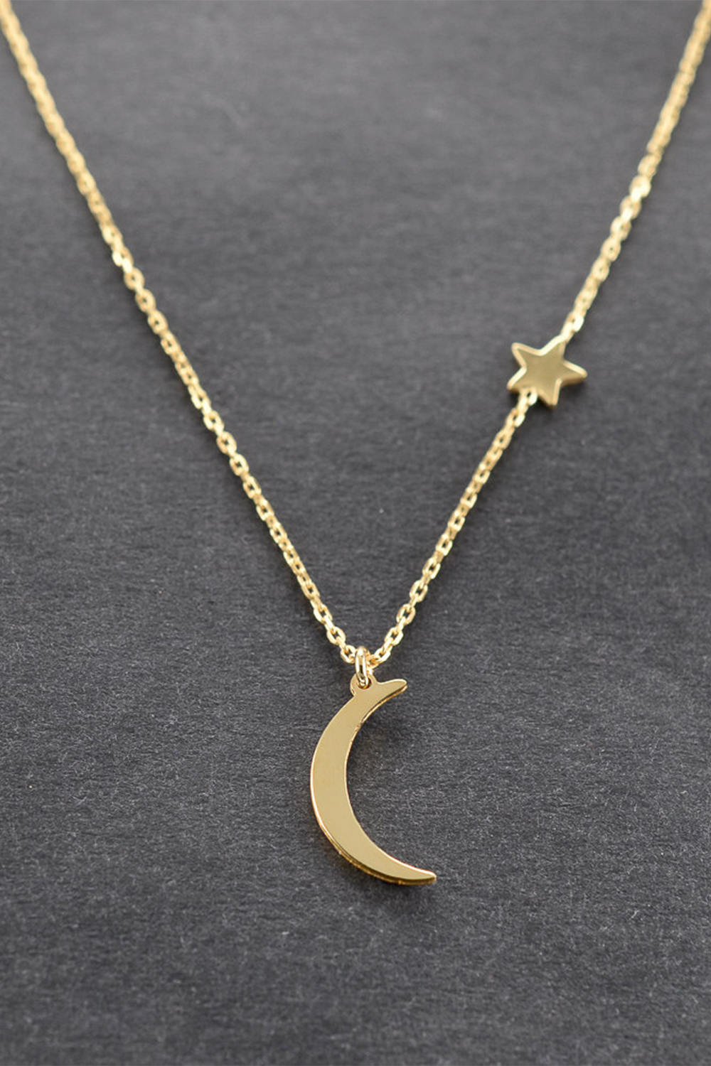 Moon Star Alloy Necklace