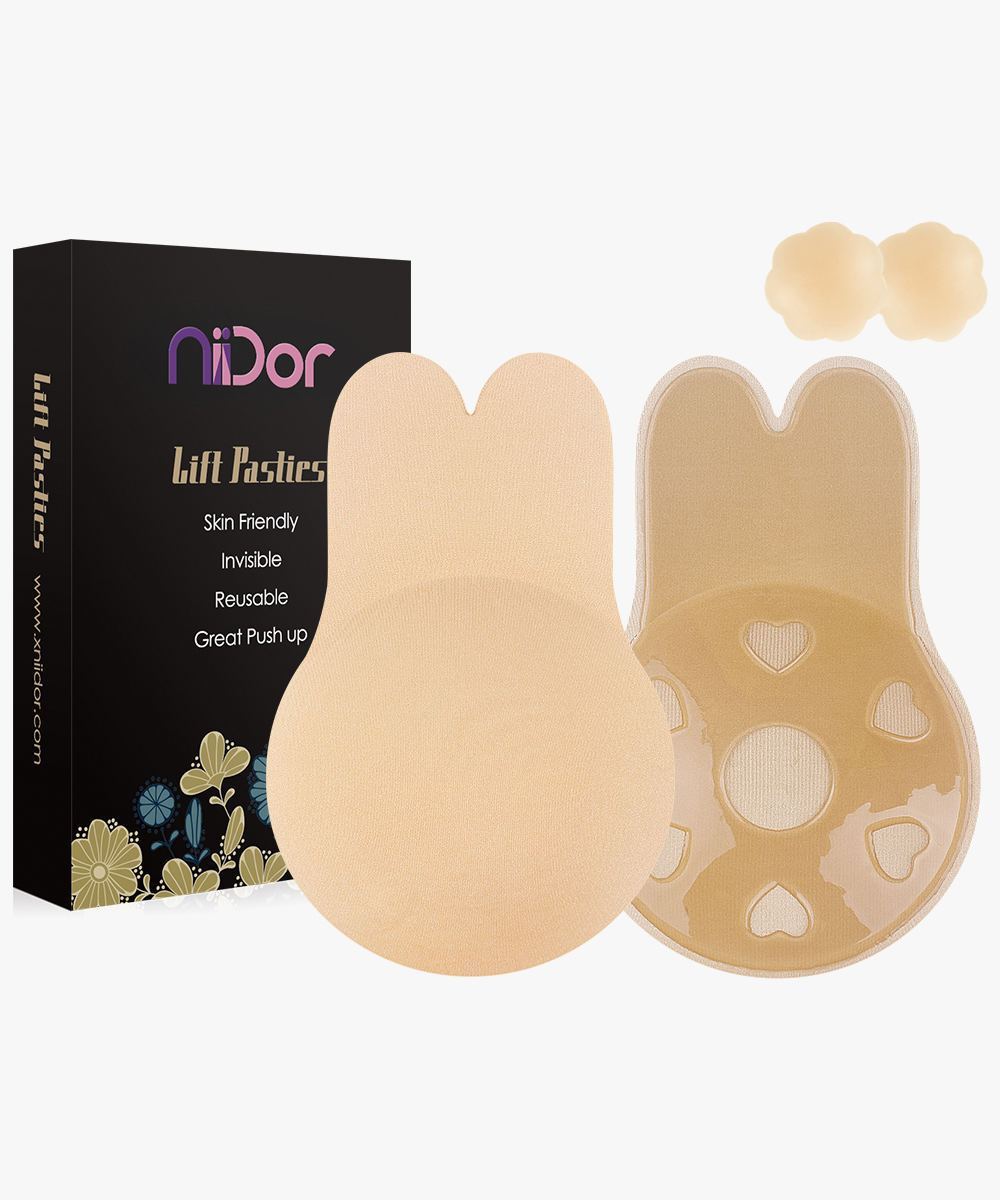 Bunny Ear Fabric Sticky Nipple Covers