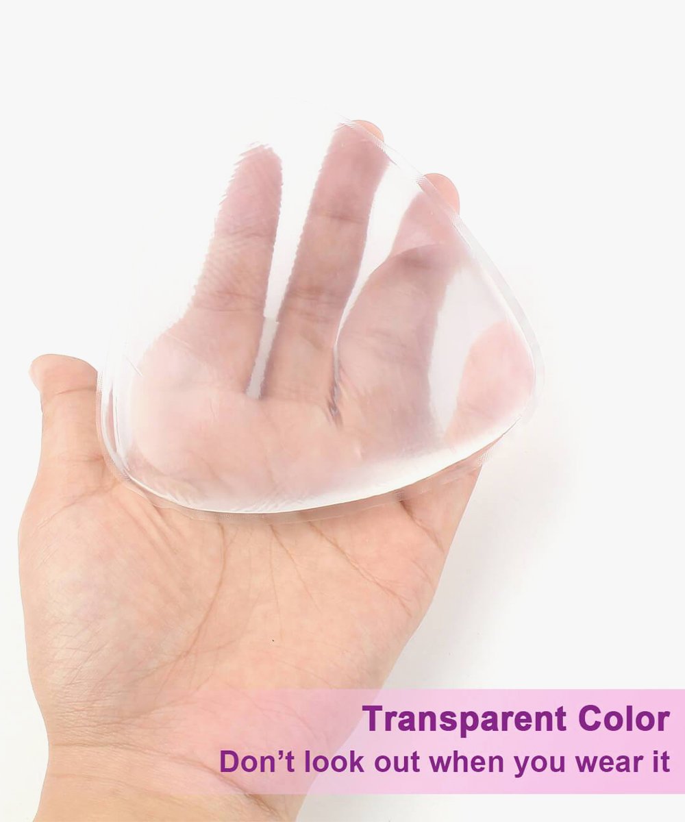 Triangle Shape Transparent Silicone Bra Pads