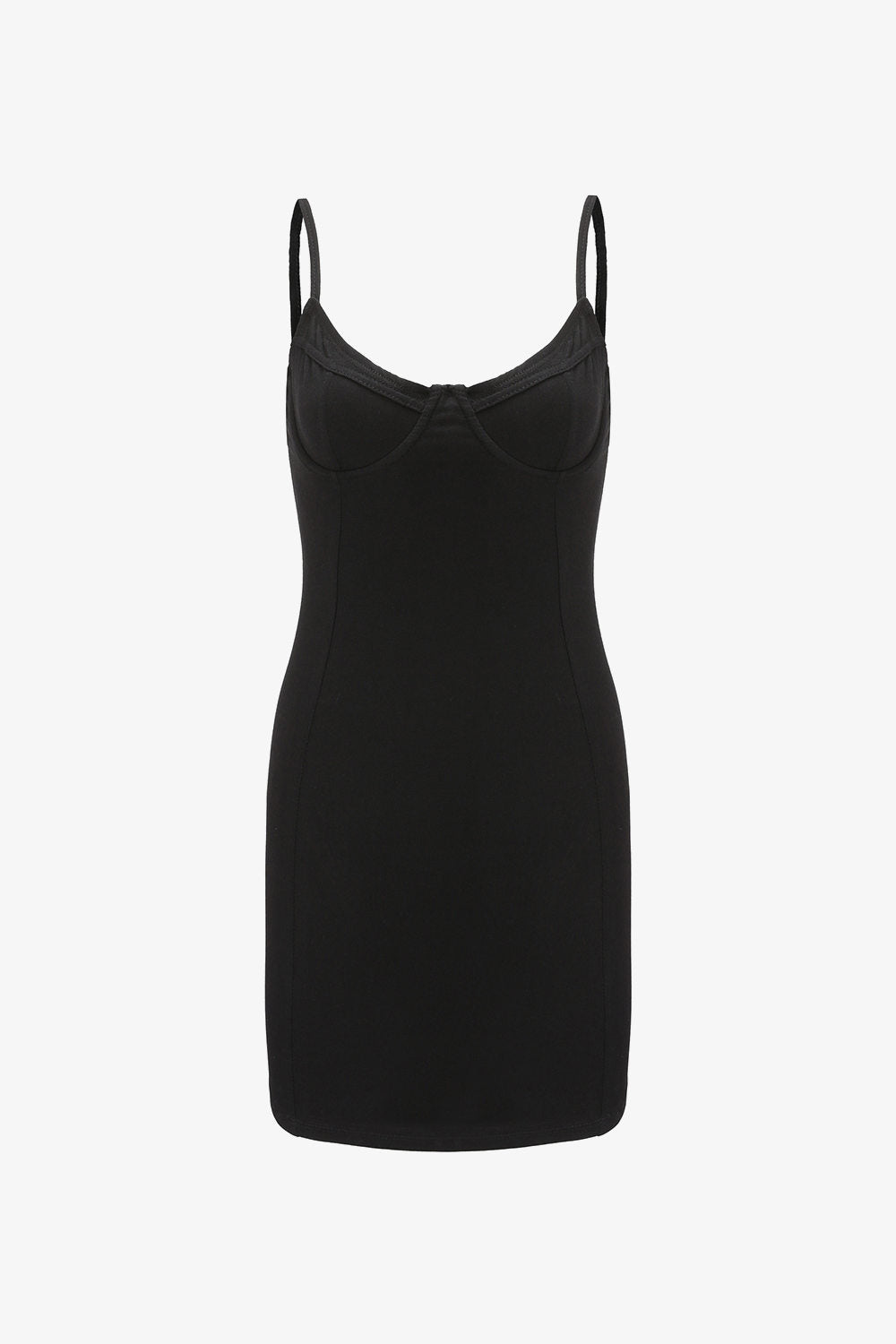 Summer Black Cami Bodycon Dress