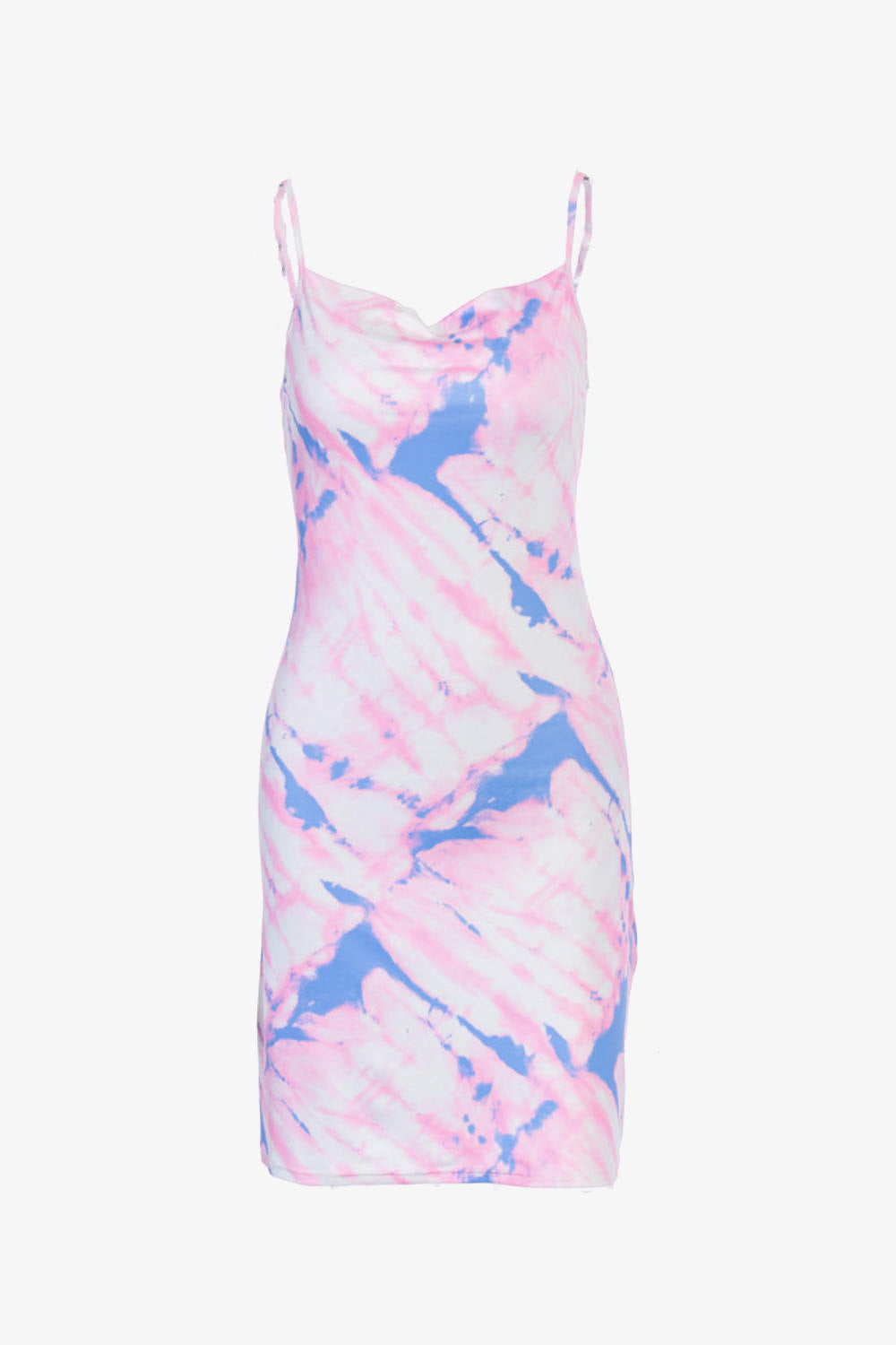 Summer Tie Dye Slip Mini Dress