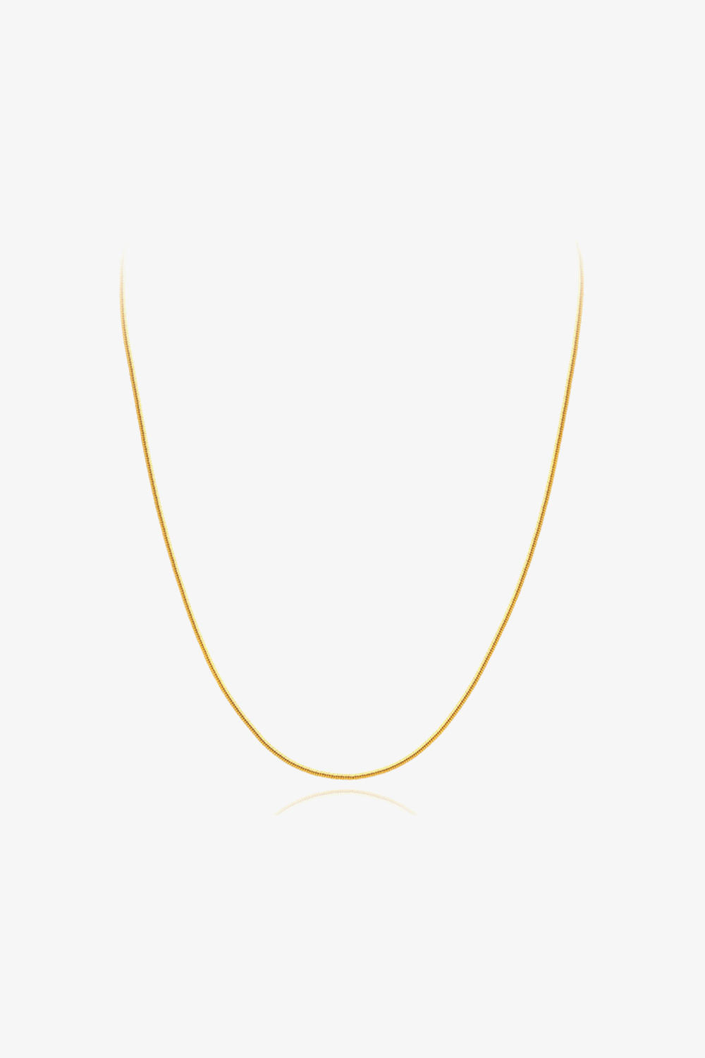 Minimalist Tiny Golden Chain Necklace