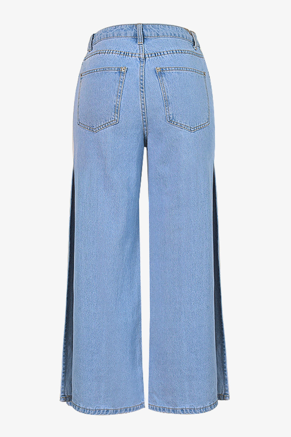 Cut-out Flares Denim Culottes