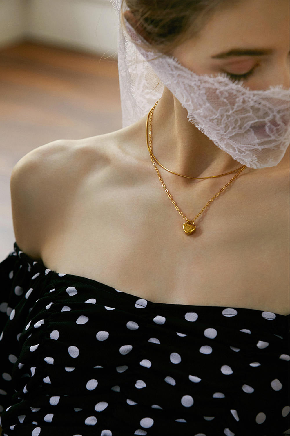 Minimalist Tiny Golden Chain Necklace