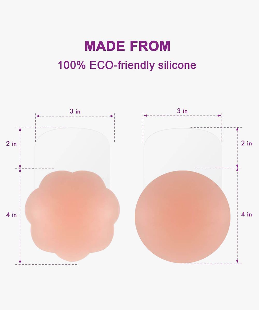 Reusable Adhesive Silicone Pasties Bra