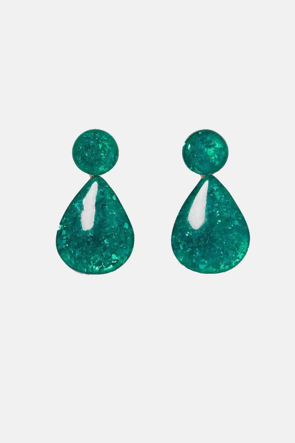 Simple Water Drop Shape Earrings 