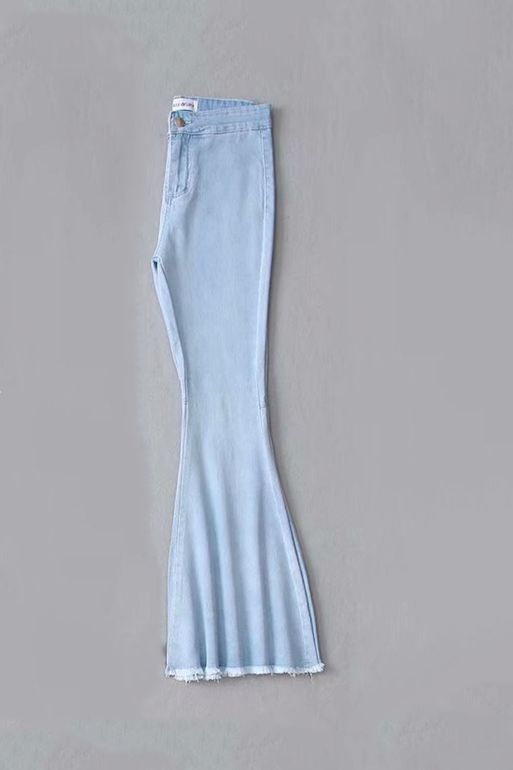 Skinny High Waist Flare Denim Jeans