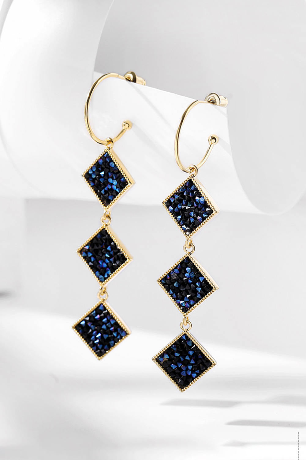 Colors Geometric Drop Earrings