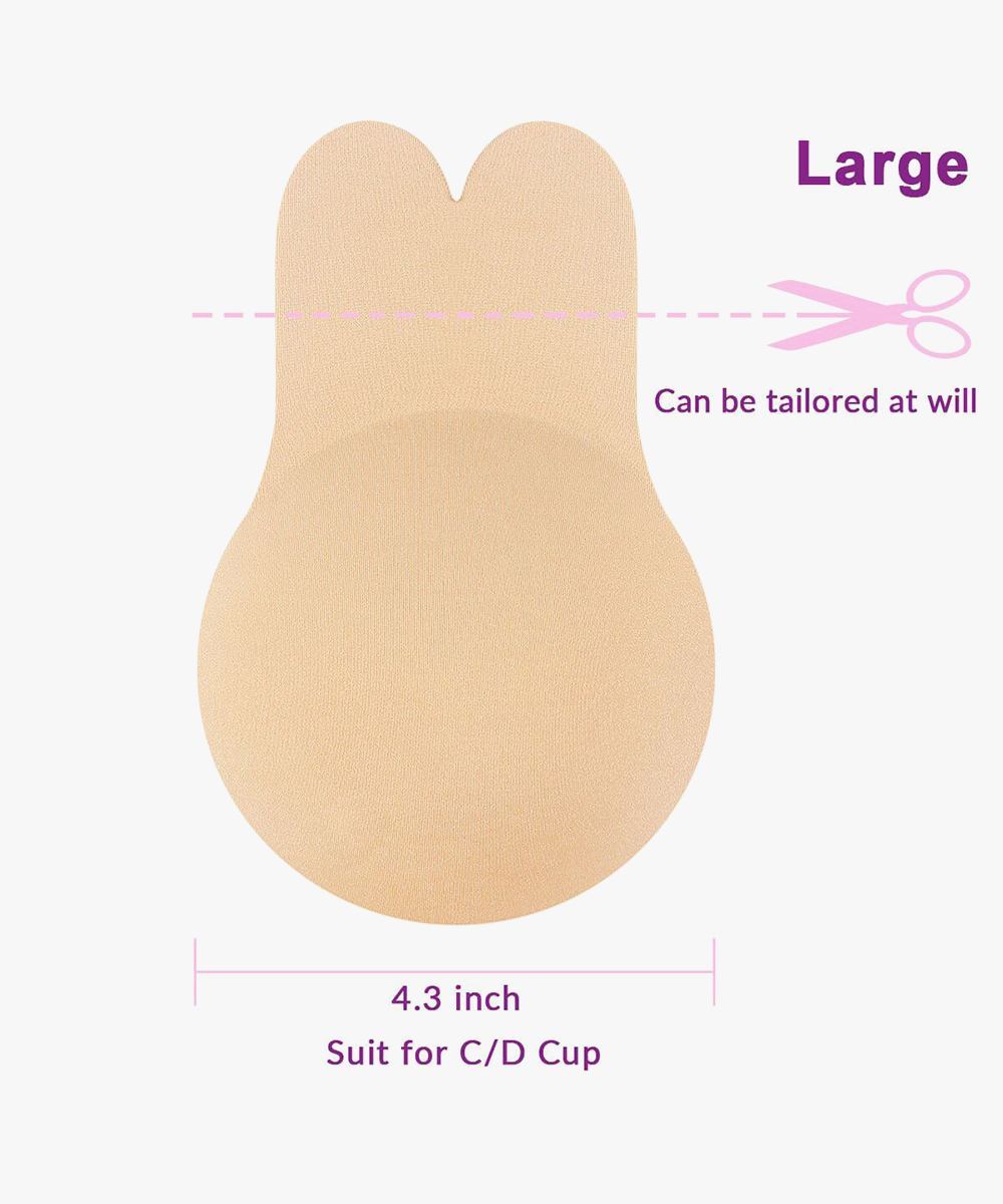 Bunny Ear Fabric Sticky Nipple Covers