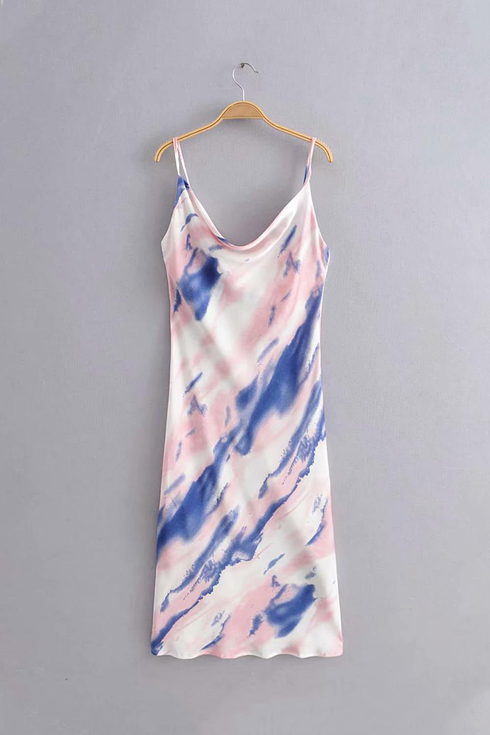 Summer Tie Dye Slip Mini Dress